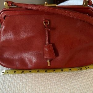 Prada  hand bag “early 2000’s”  Color: Burnt Orange